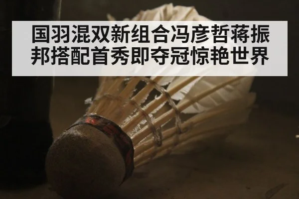 国羽混双新组合冯彦哲蒋振邦搭配首秀即夺冠惊艳世界